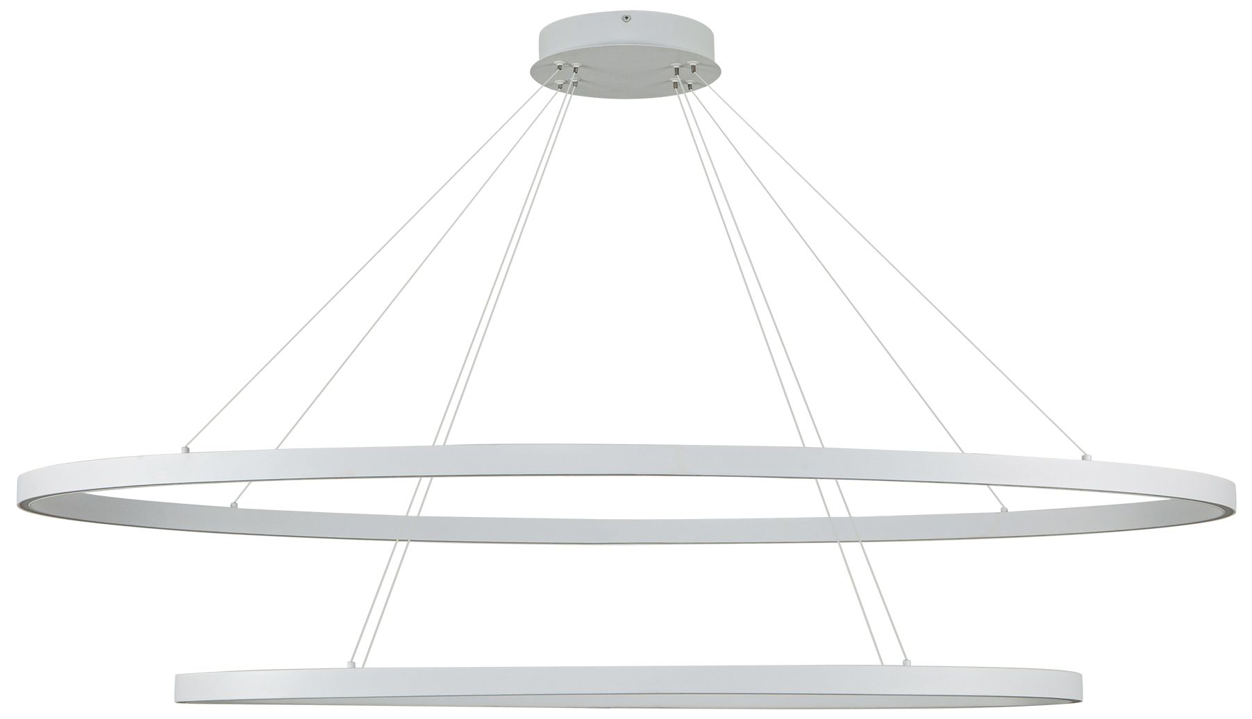 Image 2 Kuzco Ovale LED 2 Layer White Chandelier more views