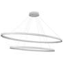 4_Kuzco Ovale LED 2 Layer White Chandelier more views