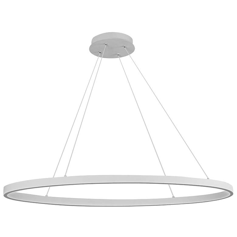 Image 2 Kuzco Ovale LED 40-in White Linear Pendant more views