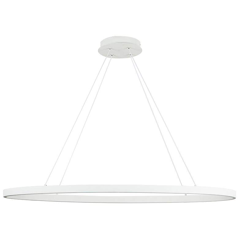 Image 4 Kuzco Ovale LED 40-in White Linear Pendant more views