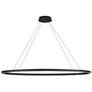 1_Kuzco Ovale LED 53-in Black Linear Pendant