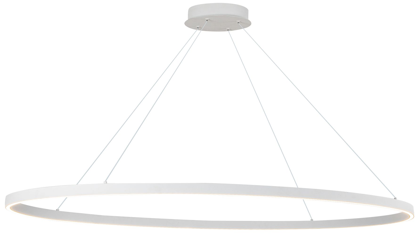 Image 3 Kuzco Ovale LED 53-in White Linear Pendant more views