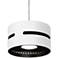 Kuzco Oxford LED 5-in White Pendant