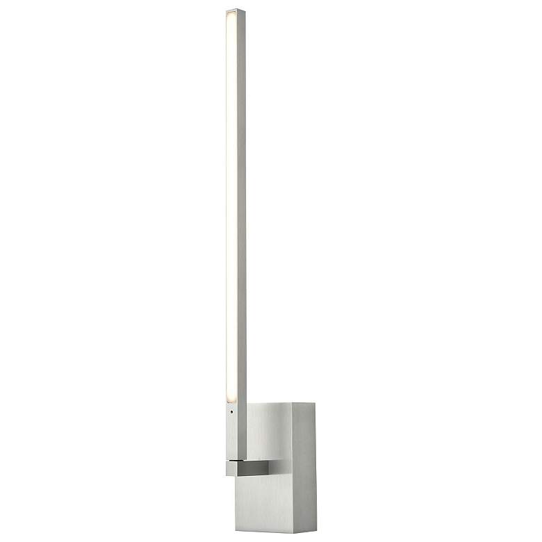 Image 1 Kuzco Pandora LED 18-in Brushed Nickel Wall Sconce