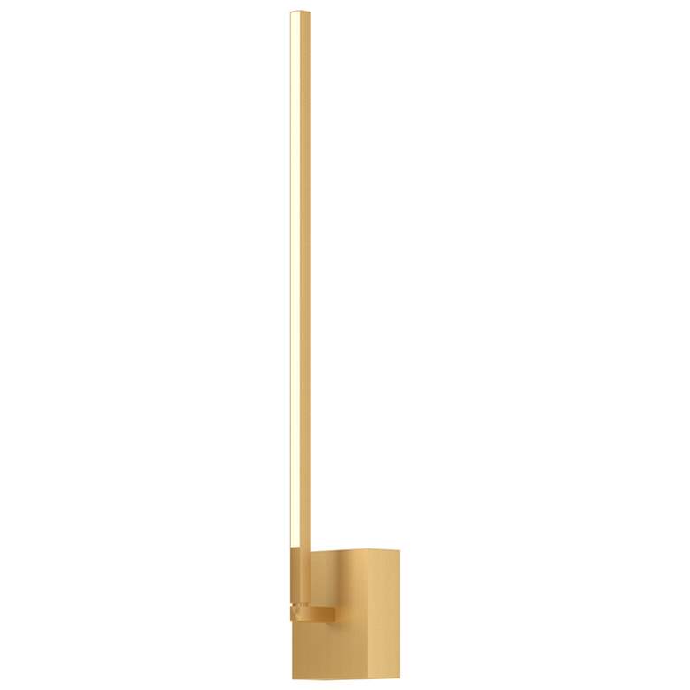 Image 1 Kuzco Pandora LED 25-in Brushed Gold Wall Sconce