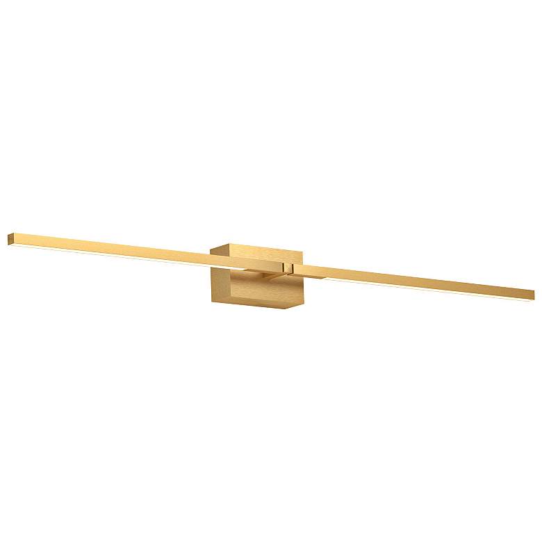 Image 1 Kuzco Pandora LED 36-in Brushed Gold Wall Sconce