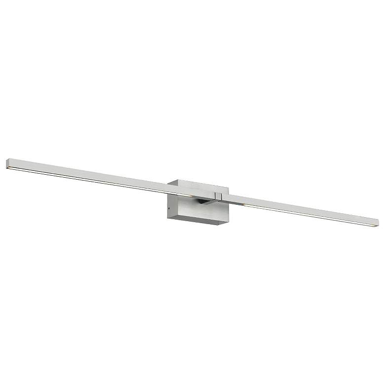 Image 1 Kuzco Pandora LED 36-in Brushed Nickel Wall Sconce
