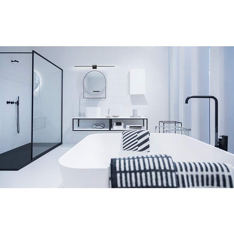 Image 2 Kuzco Pandora LED 50-in Black Wall Sconce more views