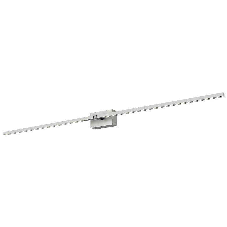 Image 1 Kuzco Pandora LED 50-in Brushed Nickel Wall Sconce