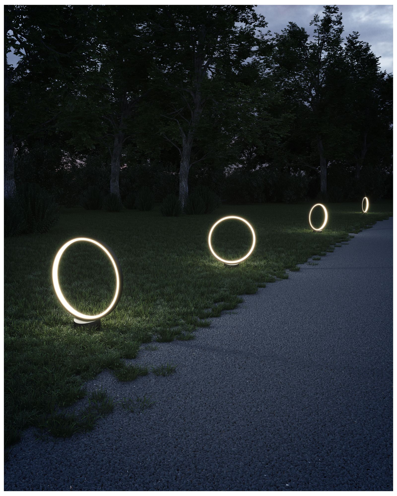 Image 3 Kuzco Parc 11" High Black Aluminum LED Outdoor Path Light more views