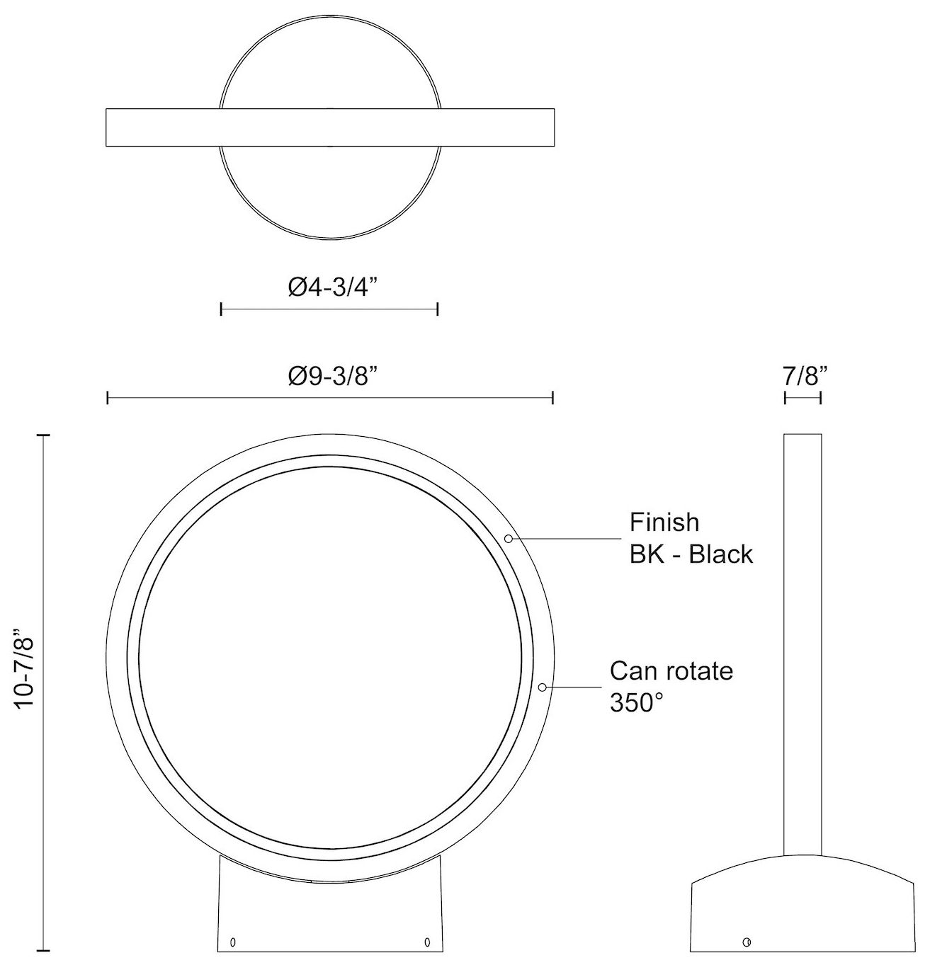 Image 4 Kuzco Parc 11" High Black Aluminum LED Outdoor Path Light more views