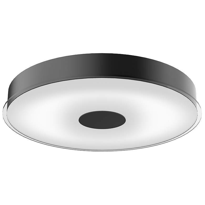 Image 1 Kuzco Parker LED 20-in Black Flush Mount
