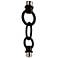 Kuzco Parts 4-in Black Adaptors