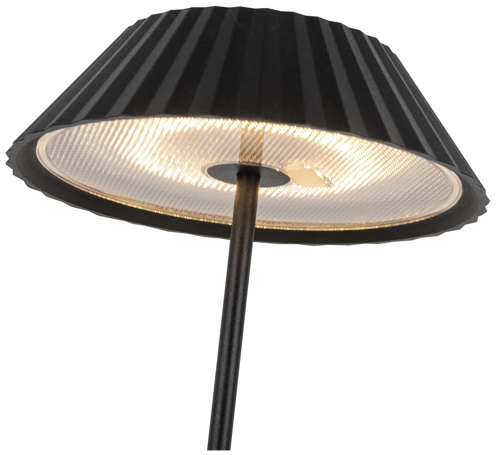 Image 5 Kuzco Pela LED 6-in Black LED Table Lamp more views