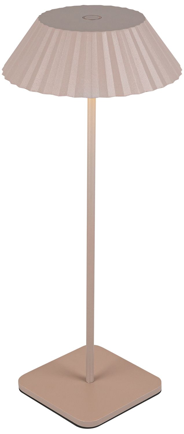 Image 2 Kuzco Pela LED 6-in Moonstone Gray LED Table Lamp more views