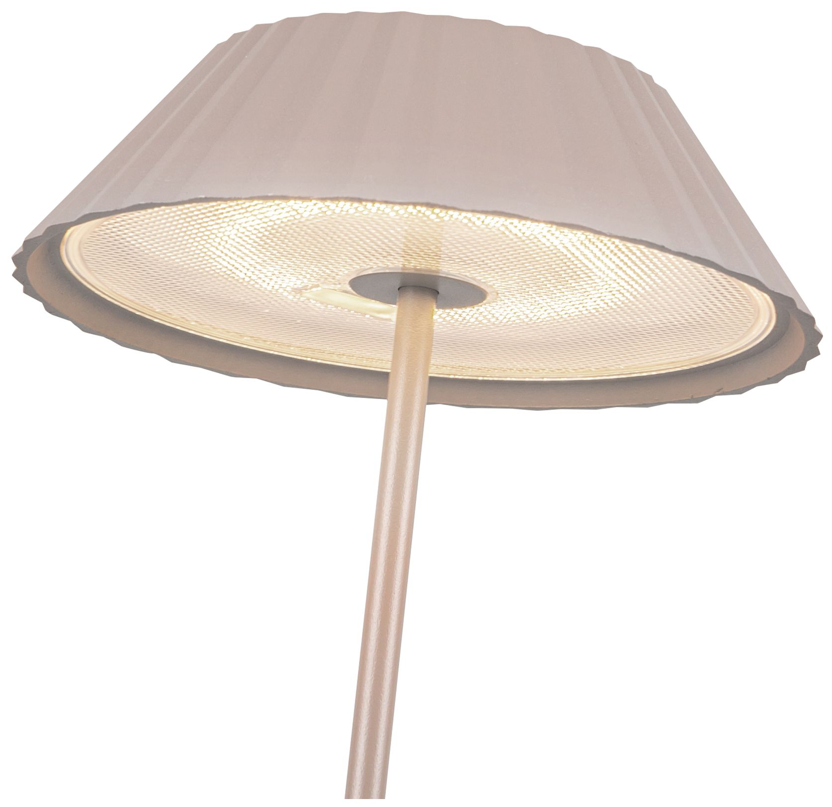 Image 3 Kuzco Pela LED 6-in Moonstone Gray LED Table Lamp more views