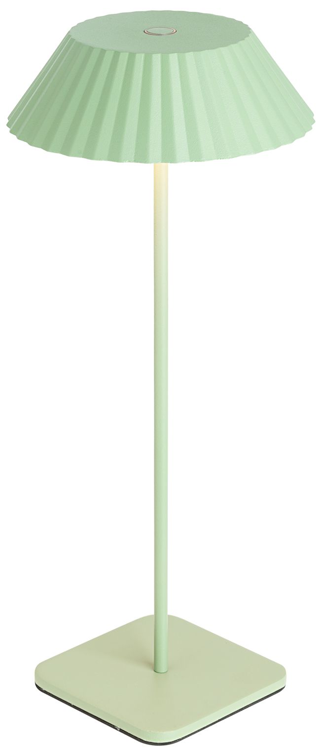 Image 2 Kuzco Pela LED 6-in Sage Green LED Table Lamp more views