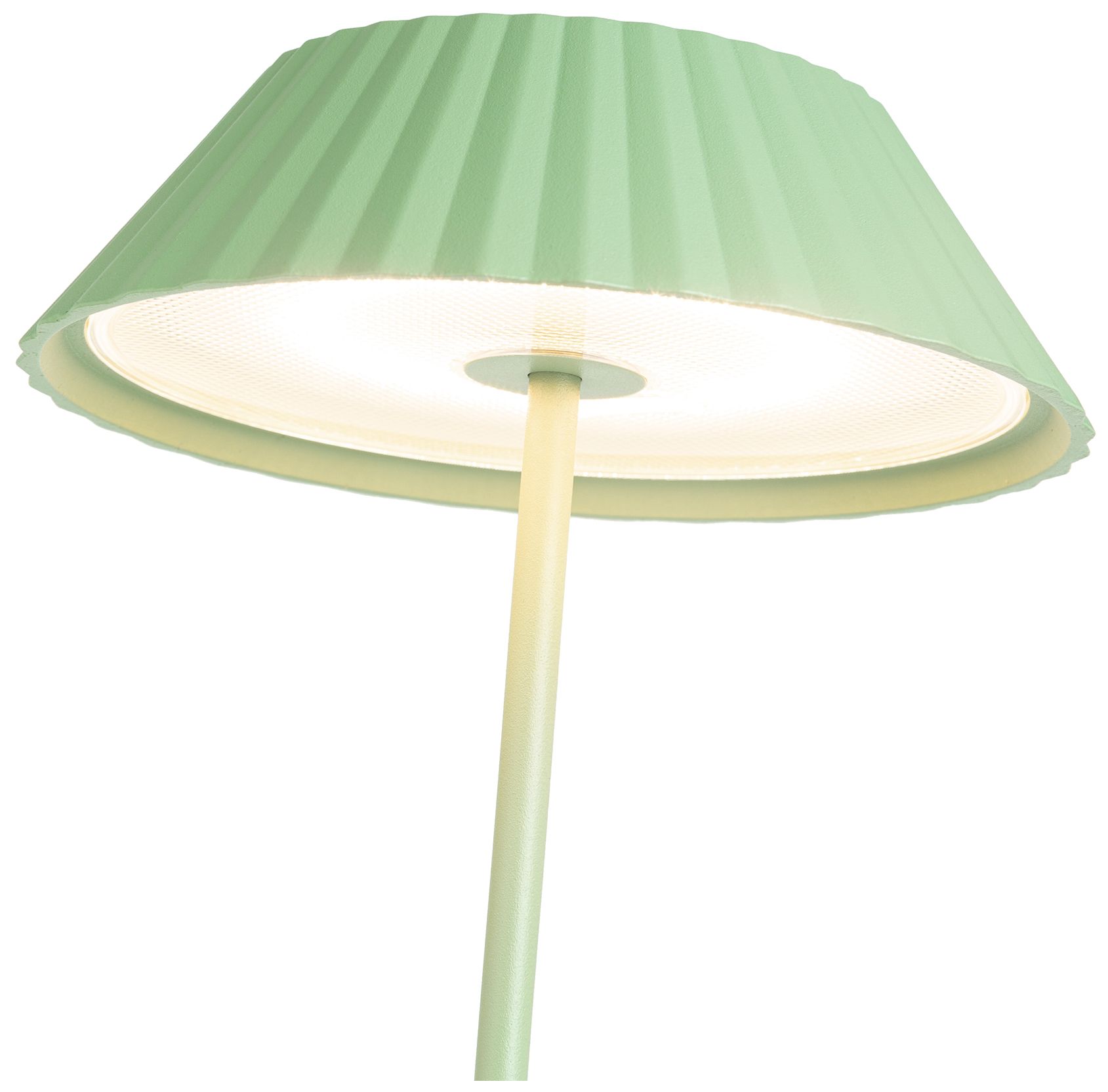 Image 3 Kuzco Pela LED 6-in Sage Green LED Table Lamp more views