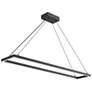 2_Kuzco Piazza 47 1/4" Wide Modern Linear Black LED Island Pendant