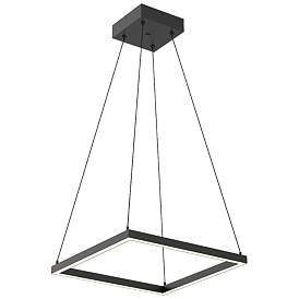 Image1 of Kuzco Piazza LED 18-in Black Pendant