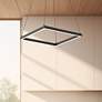 1_Kuzco Piazza LED 18-in Black Pendant