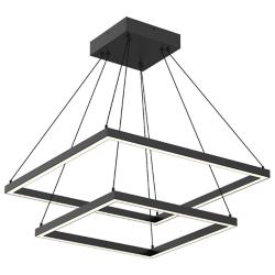 Kuzco Piazza LED 24-in Black LED Chandeliers