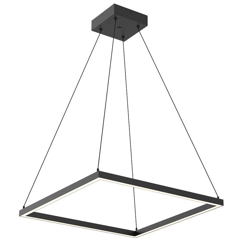 Image 1 Kuzco Piazza LED 24-in Black Pendant