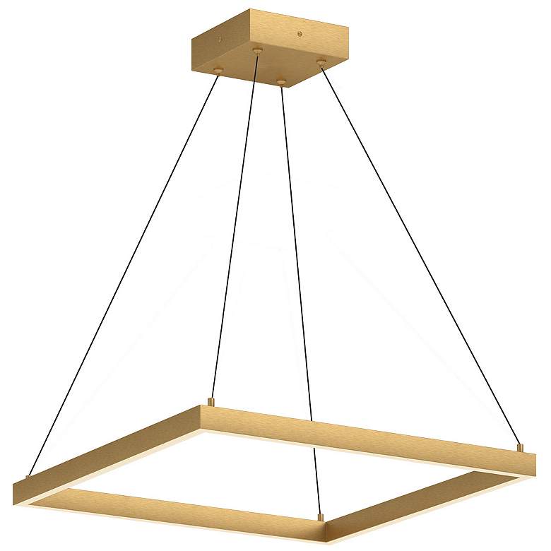 Image 1 Kuzco Piazza LED 24-in Brushed Gold Pendant