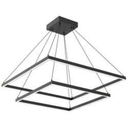 Kuzco Piazza LED 32-in Black LED Chandeliers