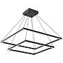 2_Kuzco Piazza LED 32-in Black LED Chandeliers