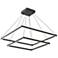 Kuzco Piazza LED 32-in Black LED Chandeliers