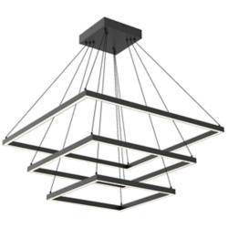 Kuzco Piazza LED 32-in Black LED Chandeliers