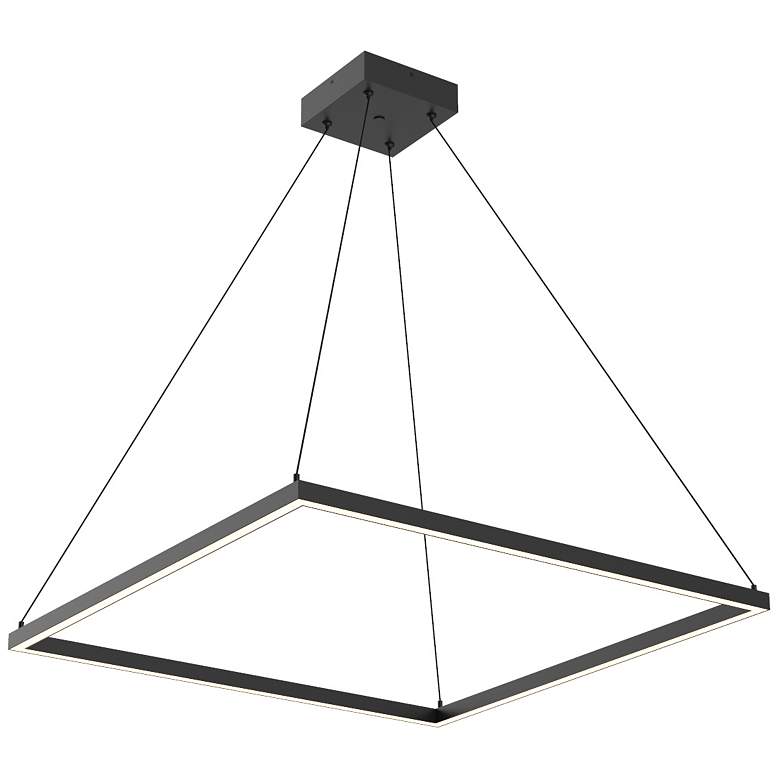 Image 2 Kuzco Piazza LED 32-in Black Pendant