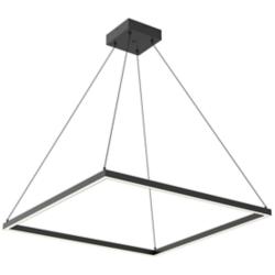 Kuzco Piazza LED 32-in Black Pendant