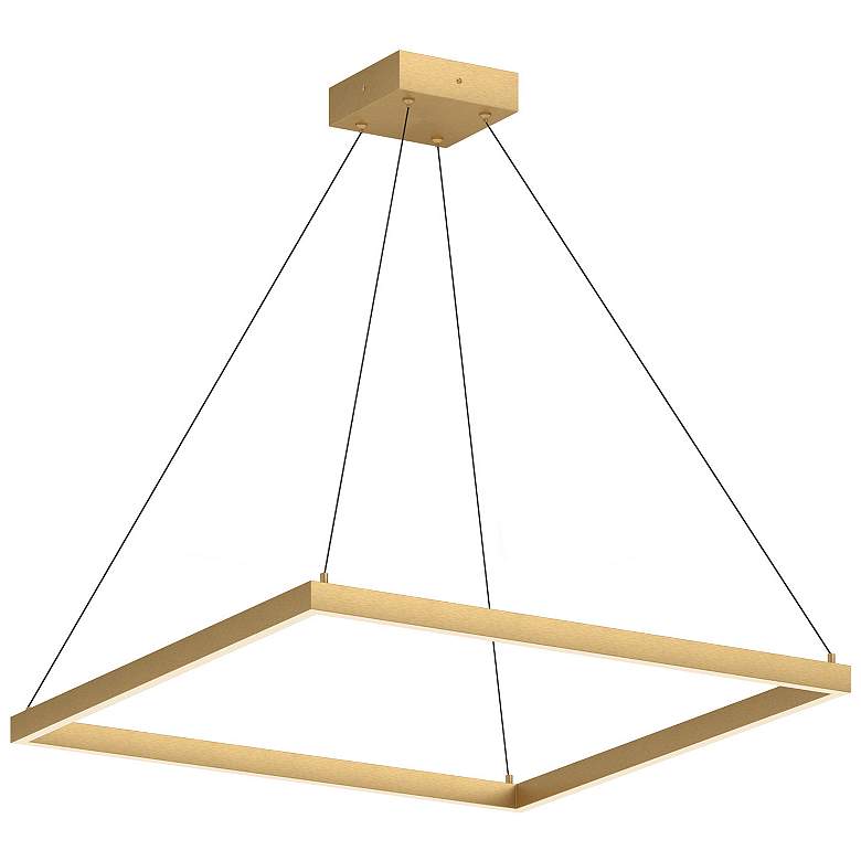 Image 1 Kuzco Piazza LED 32-in Brushed Gold Pendant
