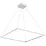 2_Kuzco Piazza LED 32-in White Pendant