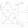 3_Kuzco Piazza LED 32-in White Pendant more views