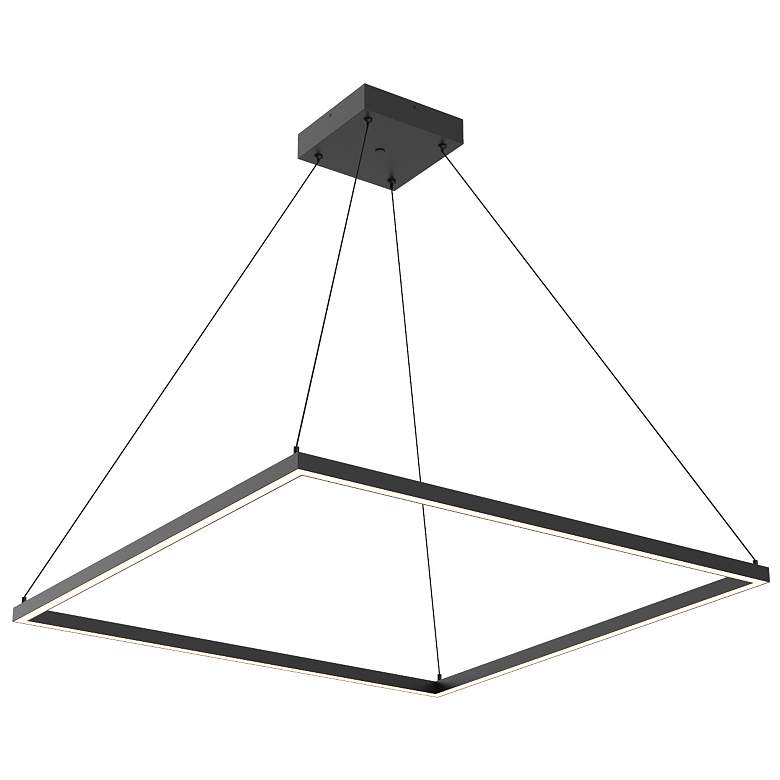 Image 1 Kuzco Piazza LED 36-in Black Pendant