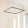 1_Kuzco Piazza LED 36-in Black Pendant