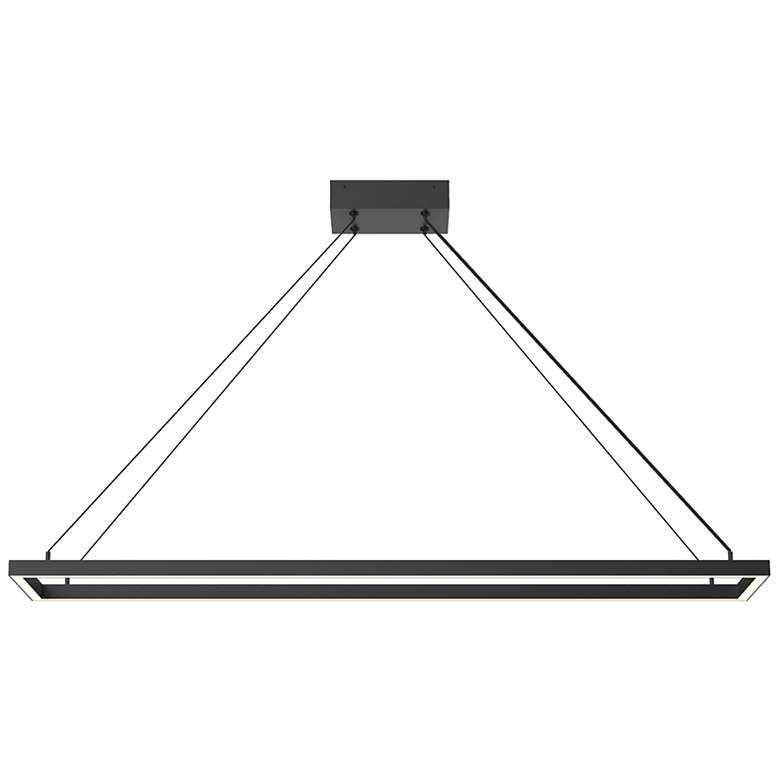 Image 4 Kuzco Piazza LED 48-in Black Pendant more views