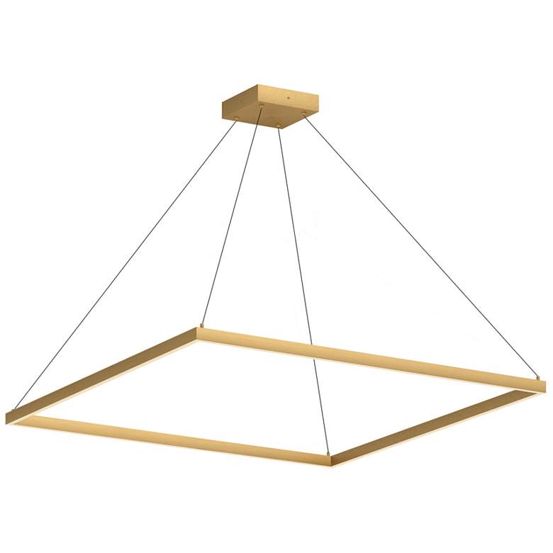 Image 1 Kuzco Piazza LED 48-in Brushed Gold Pendant