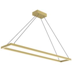 Kuzco Piazza LED 48-in Brushed Gold Pendant