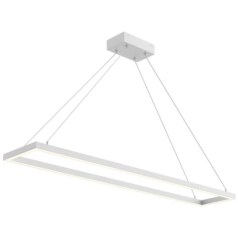 Image 1 Kuzco Piazza LED 48-in White Pendant