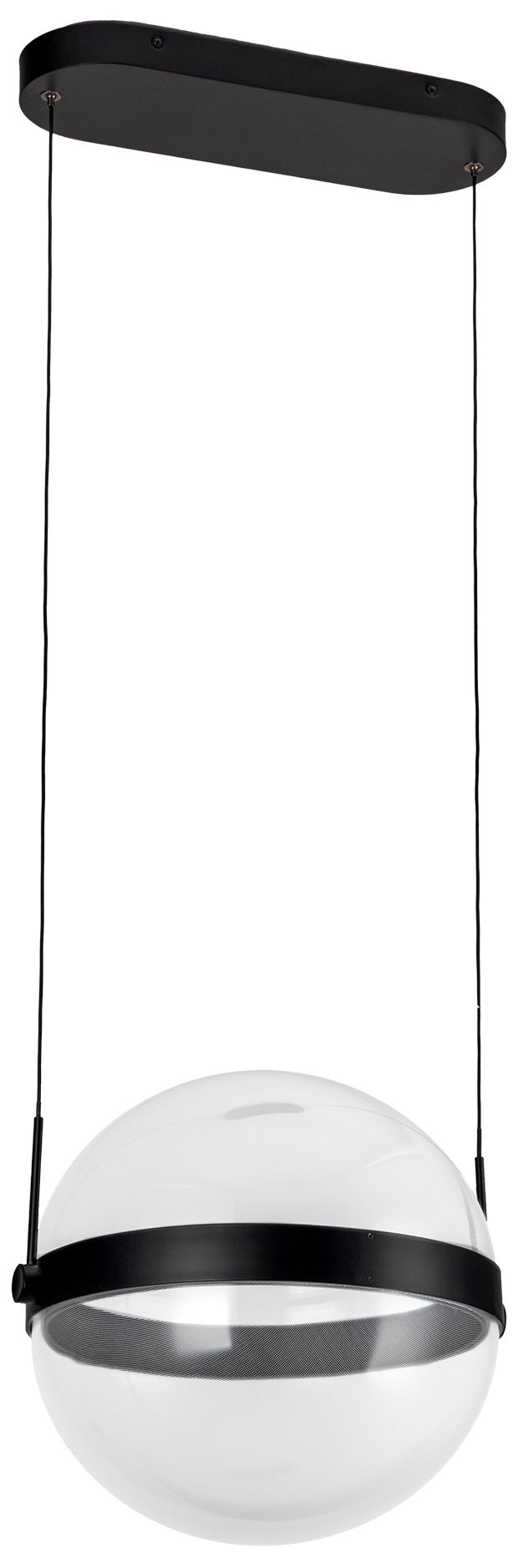 Image 2 Kuzco Pisces LED 12-in Black/Light Guide Pendant more views