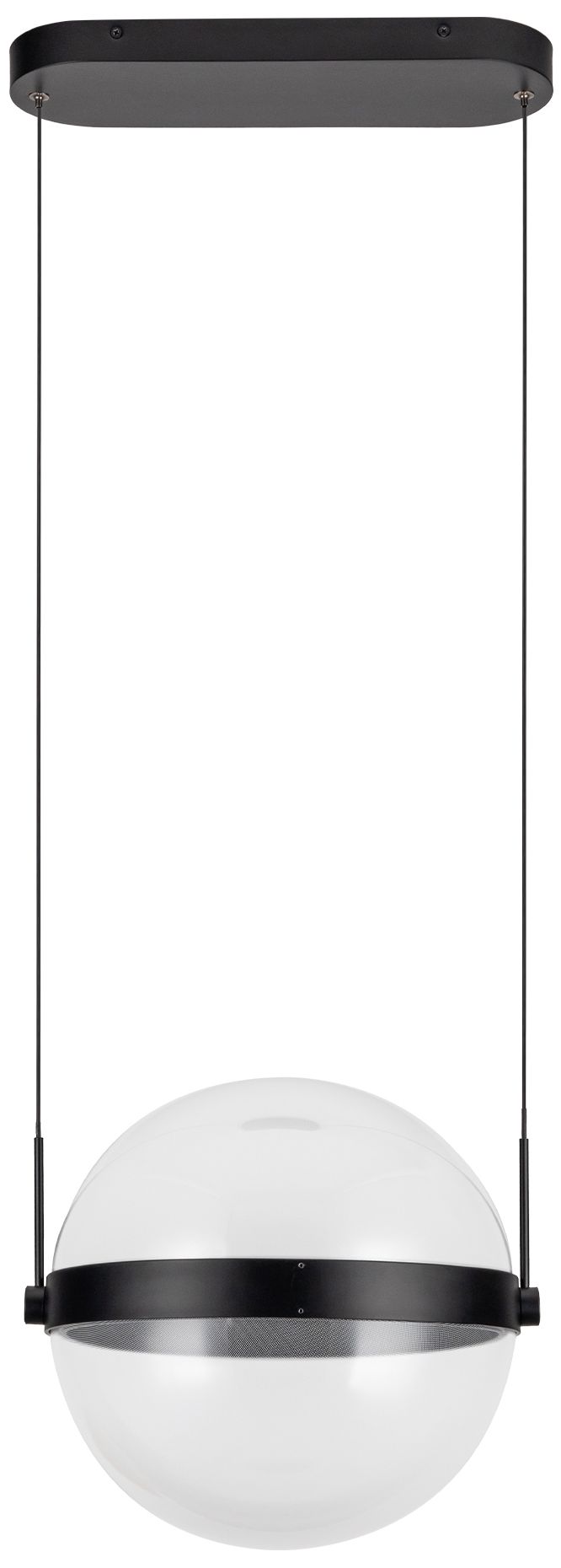 Image 4 Kuzco Pisces LED 12-in Black/Light Guide Pendant more views