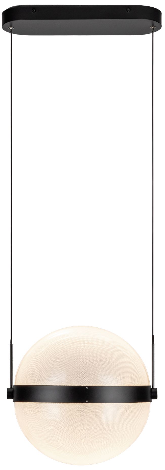 Image 5 Kuzco Pisces LED 12-in Black/Light Guide Pendant more views