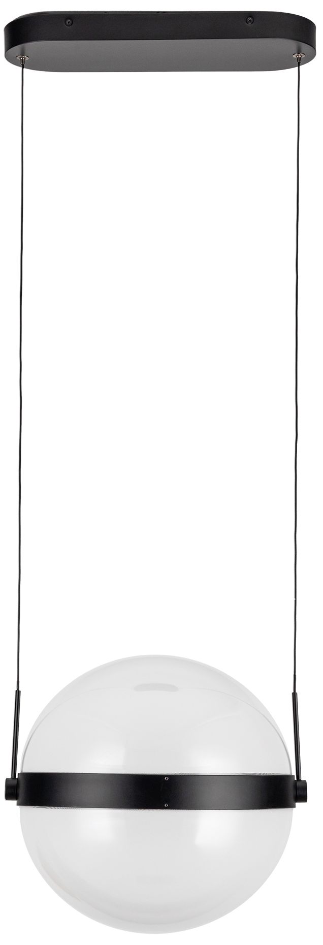 Image 6 Kuzco Pisces LED 12-in Black/Light Guide Pendant more views