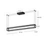 7_Kuzco Plaza LED 48-in Black Linear Pendant more views