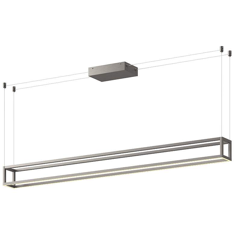 Image 1 Kuzco Plaza LED 60-in Black Linear Pendant