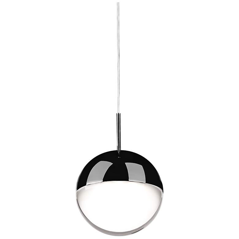 Image 1 Kuzco Pluto 4-in Black Chrome Pendants